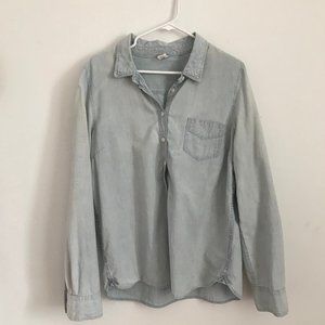 J.Crew Chambray Popover size XL